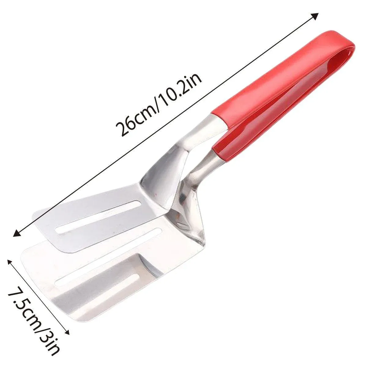 4pcs Stainless Steel Steak Clips Frying Spatula Multifunctional Kitchen Tools β image 3