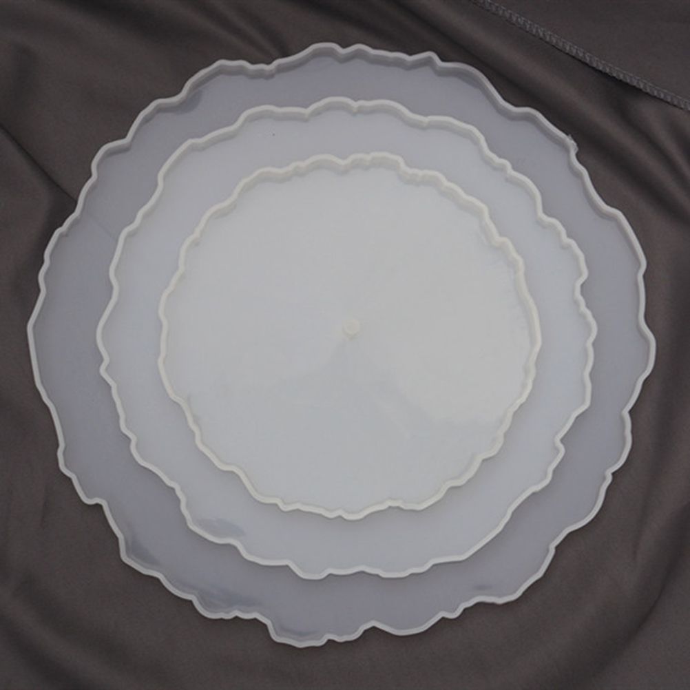 6pcs/set 3 Tier Cake Stand Silicone Resin Tray Molds DIY Irregular Mold Home Decoration Craft — image 3