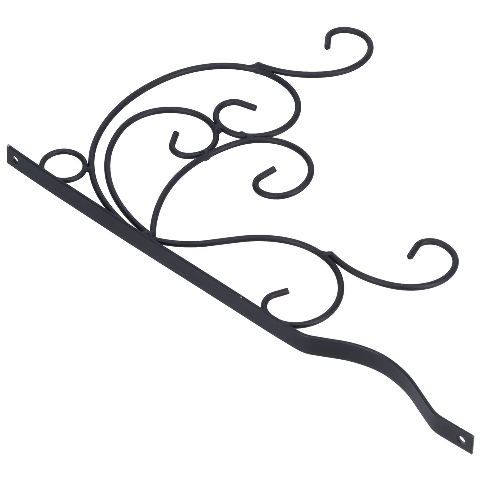 Hanging Plants Bracket Wall Mounted Iron Decorative Planter Hook Hanger with Screws for Living Room Balcony — image 5