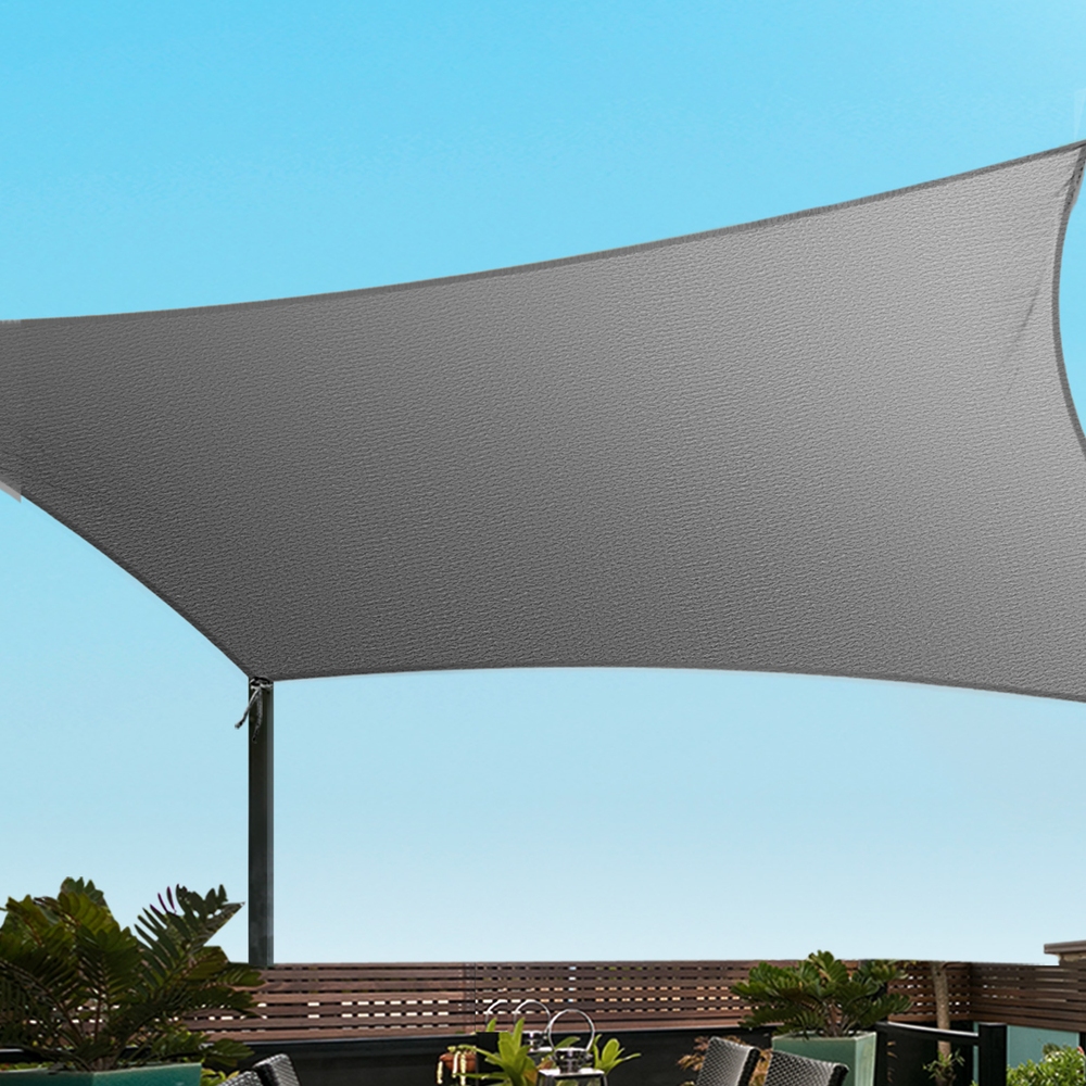 Instahut Shade Sail Cloth Shadecloth Square Sun Canopy 5 × 6m — image 6