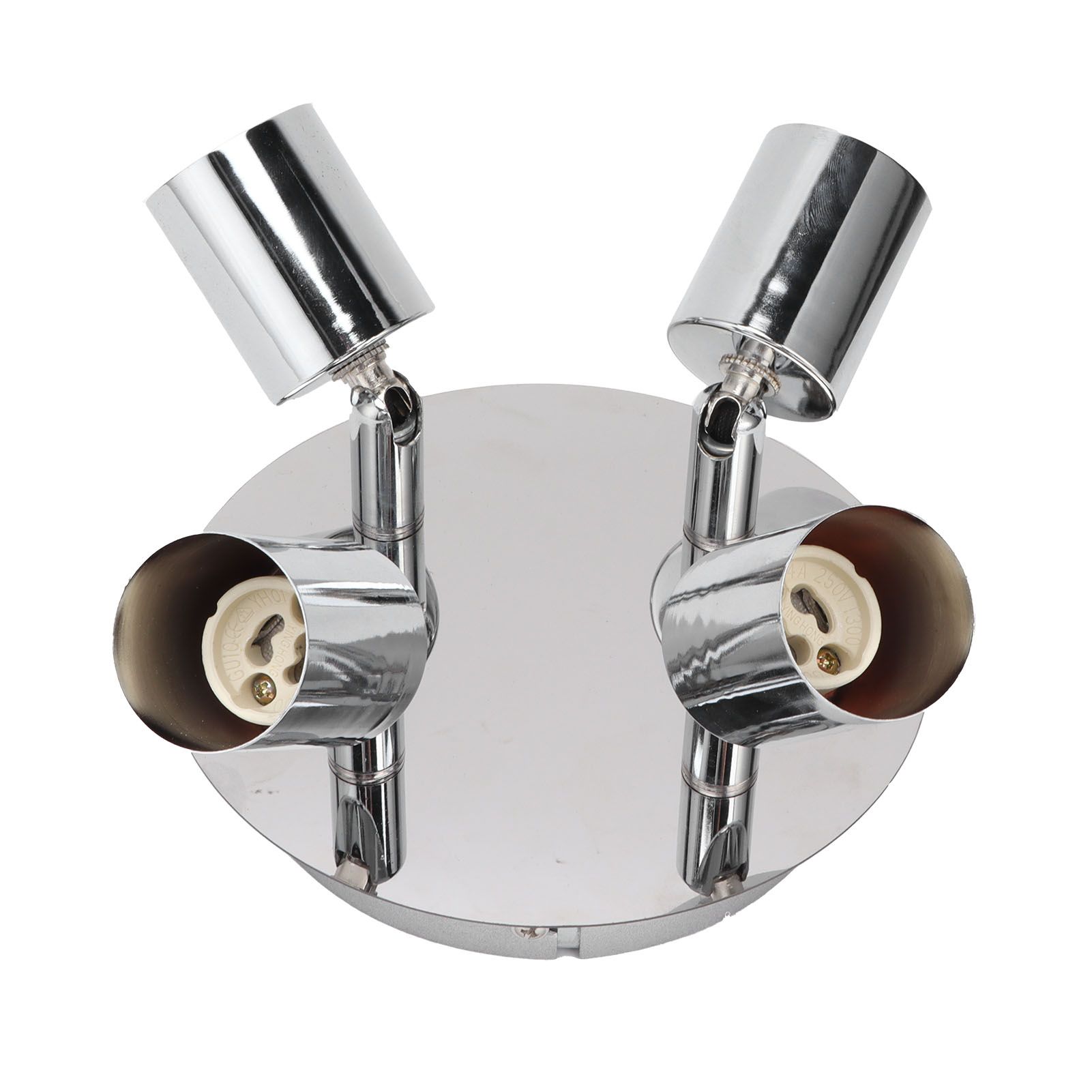 GU10 Lamp Holder 4 Head Ceiling Light Base Adjustable Lamp Holder for Bedroom Kitchen 85โ265V โ image 3
