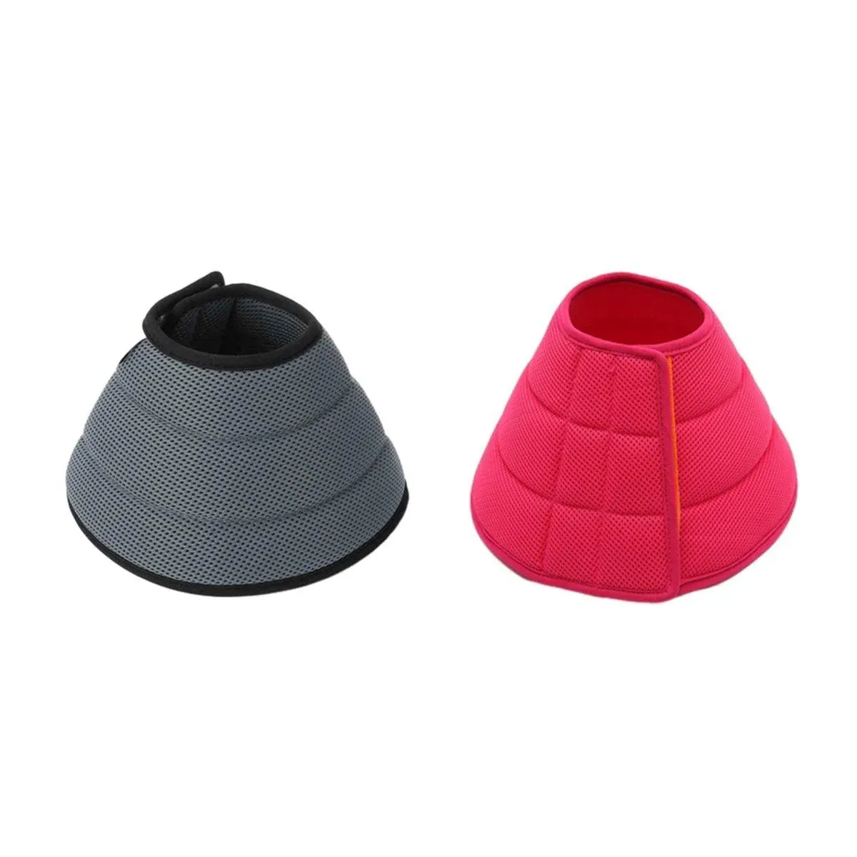 Elizabethan Collar Anti Licking Biting Pet Collar for Cats and Dogs Recovery Use - Rose Red-Size2 — image 3