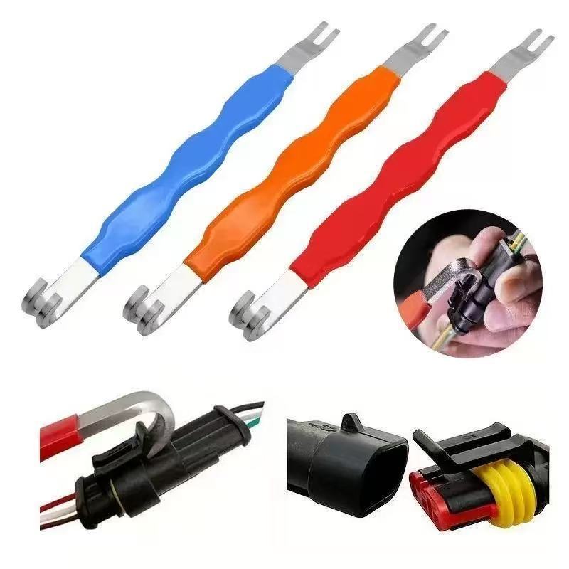 2 Pack Orange Electrical Connector Separation Tool for Car Wire Harness Plug Removal and Repair โ image 4