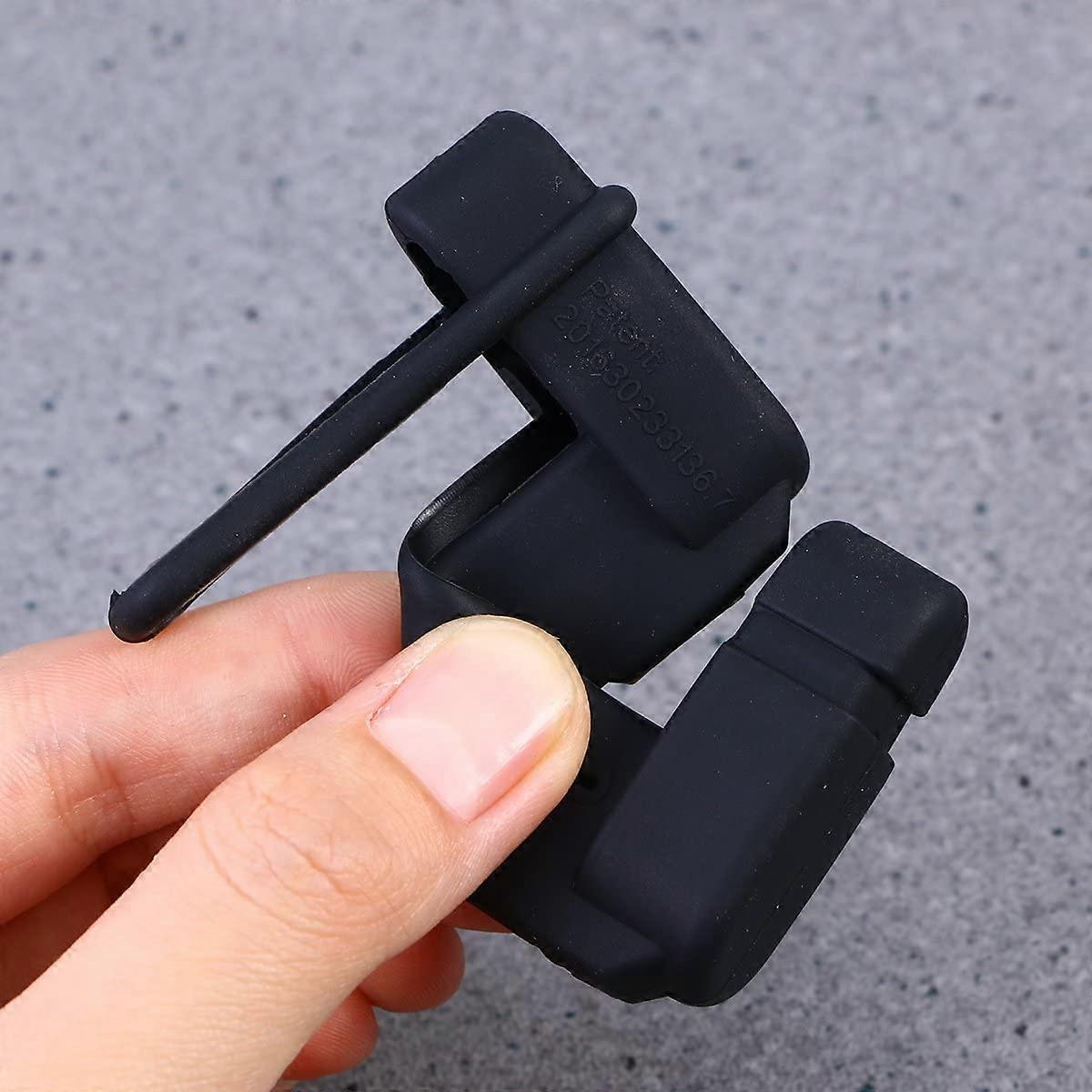 Vehicle chair Belt Buckle Silicone Case Clip Case security Belt Accessory (Black) โ image 2