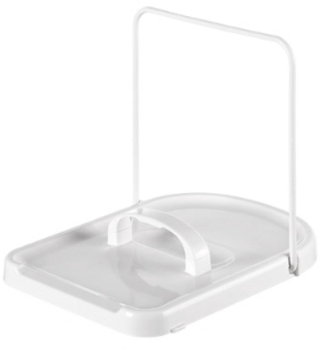 Pot lid holder - Foldable pot Lid holder - Lid storage rack - Scratch and rust free - Adjustable - pot lid holder - durable cooking spoon holder