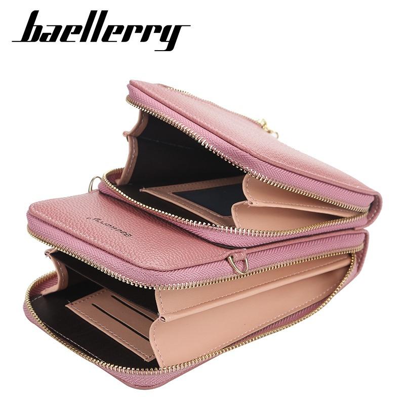 Shoulder bag mobile phone bag with shoulder strap for mobile phone blue A โ image 4