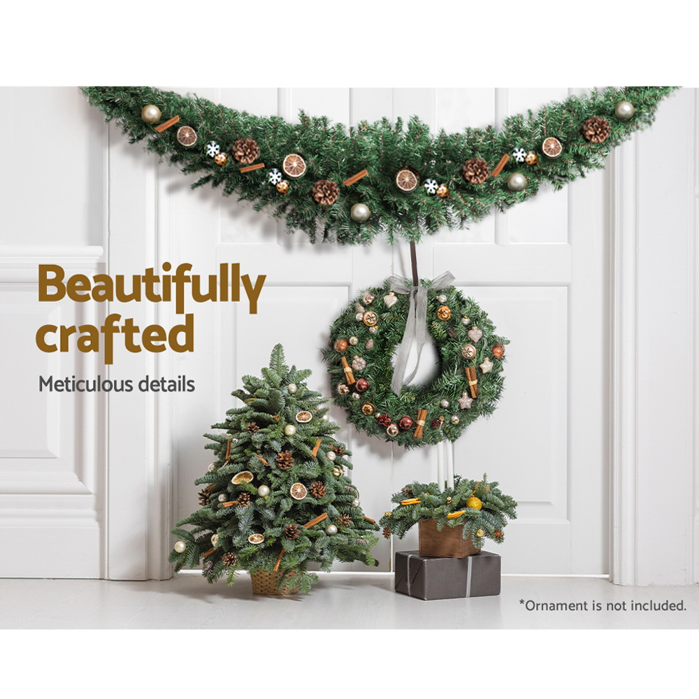 Jingle Jollys 1.8m Christmas Garland Xmas Decorations Green Wedding Party โ image 6