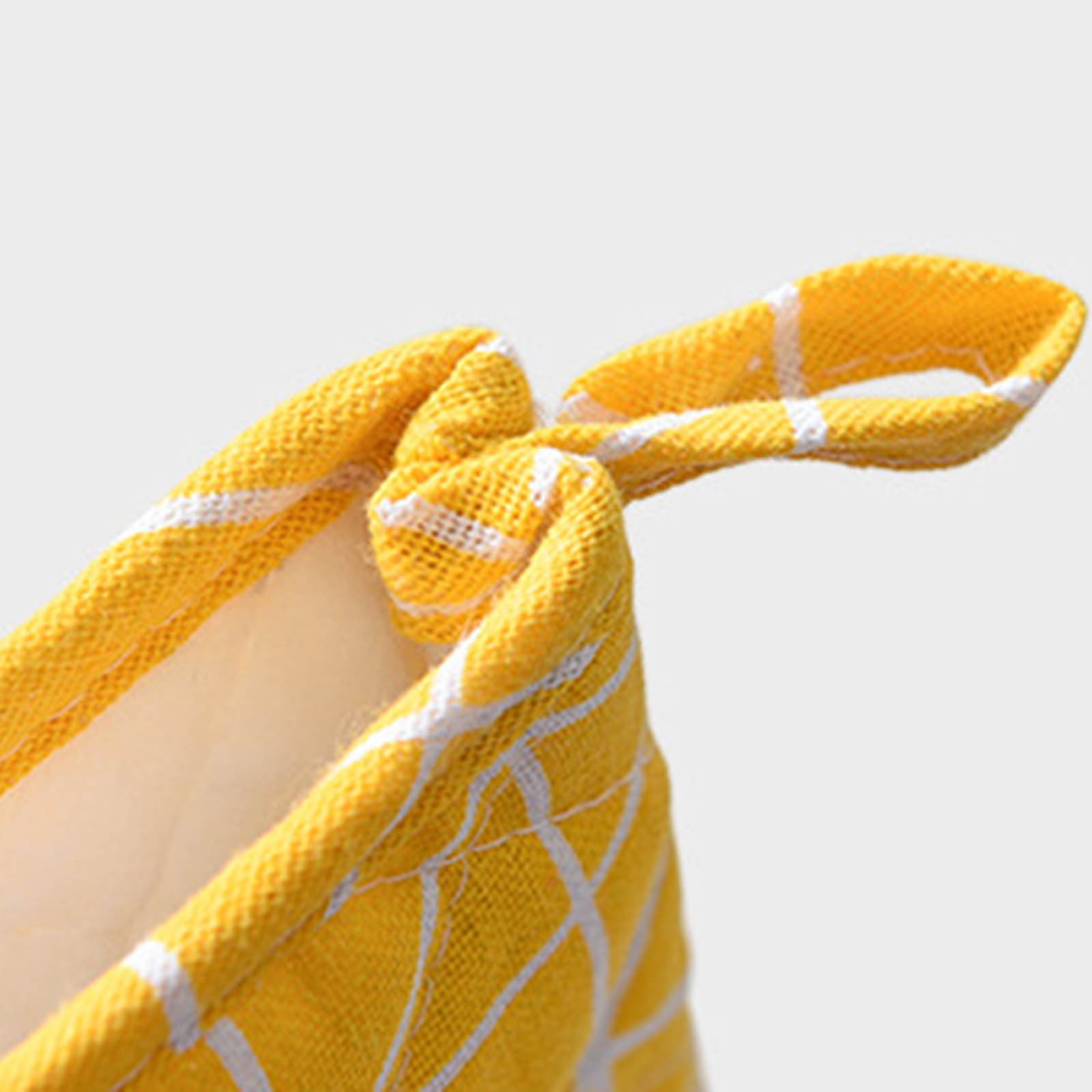 2 Pieces Oven Mitts and Grill Gloves, Non-Slip Cooking Gloves for Baking, Grilling and Everyday Kitchen Use, Yellow — image 4