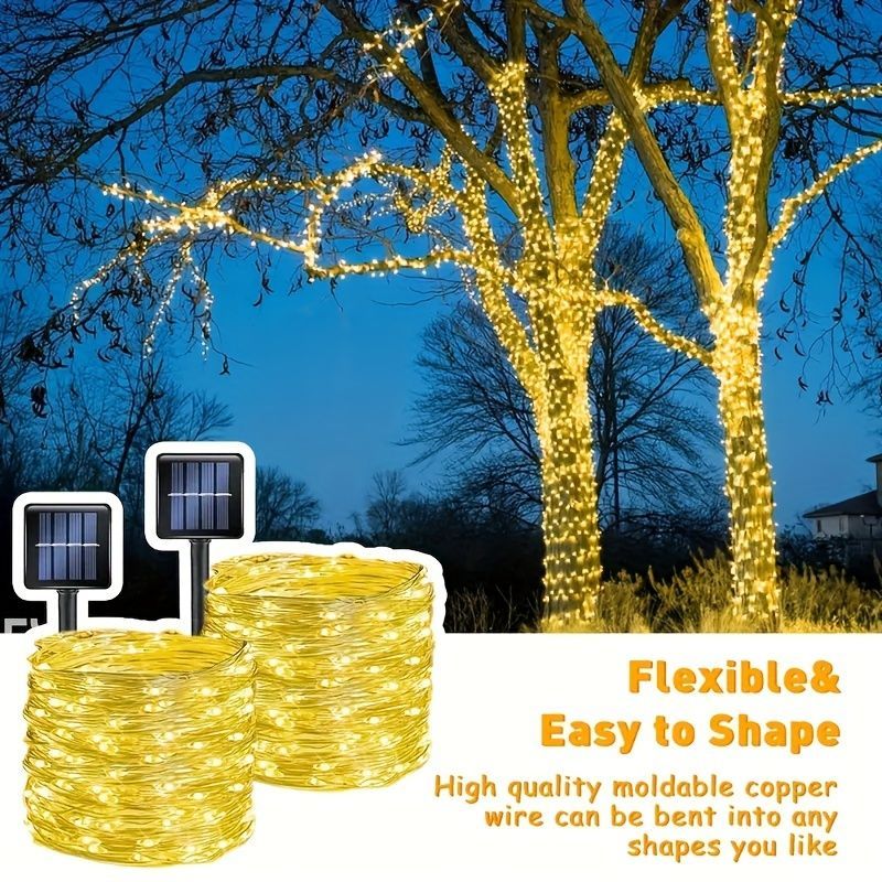 solar outdoor string lights