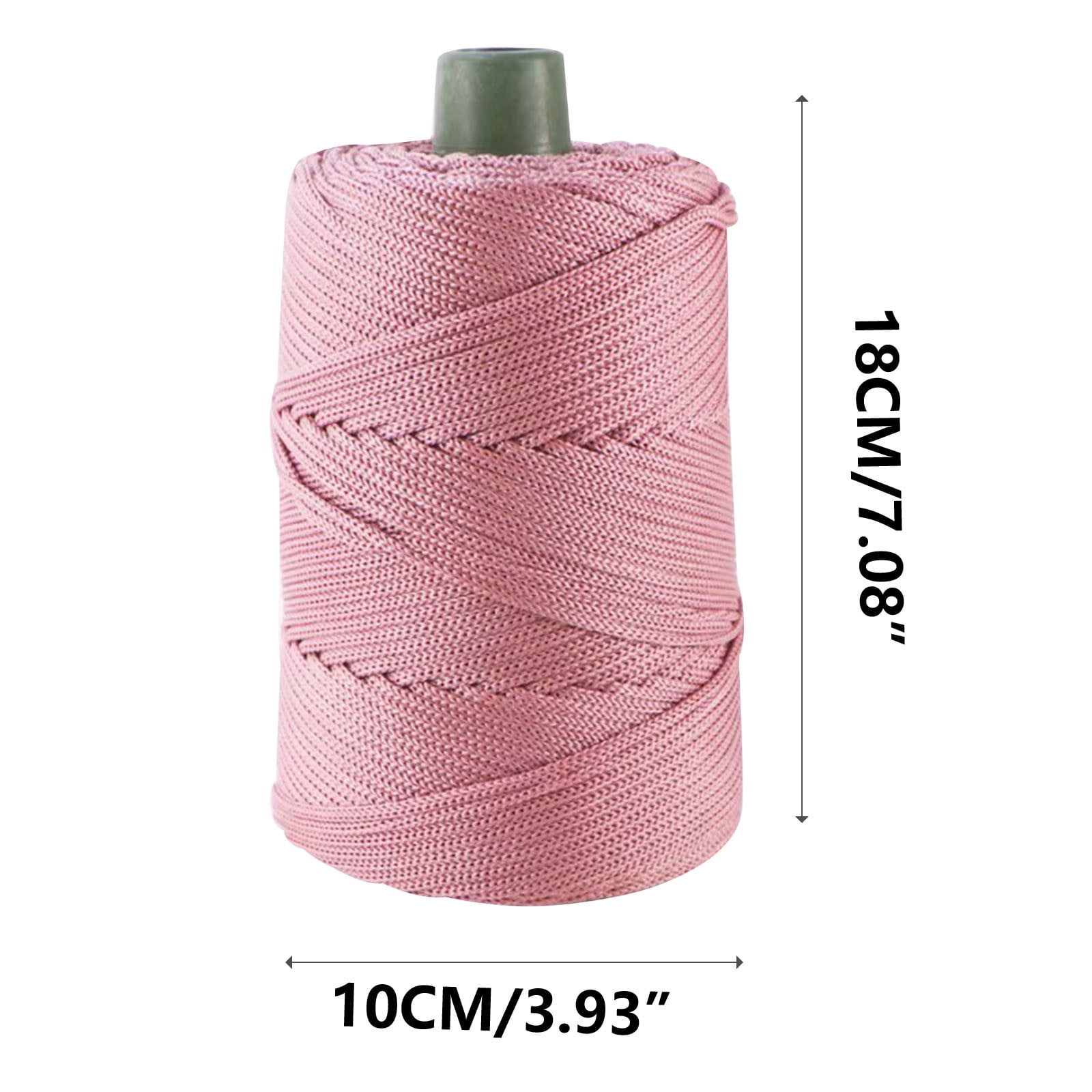 32 Colors Macrame Cotton Cord 200g/7.05oz,100% Natural Handmade 4 Strands Twisted Cotton Rope Polyester Thread Spools for Wall Hanging Plants Hangers Gift — image 2