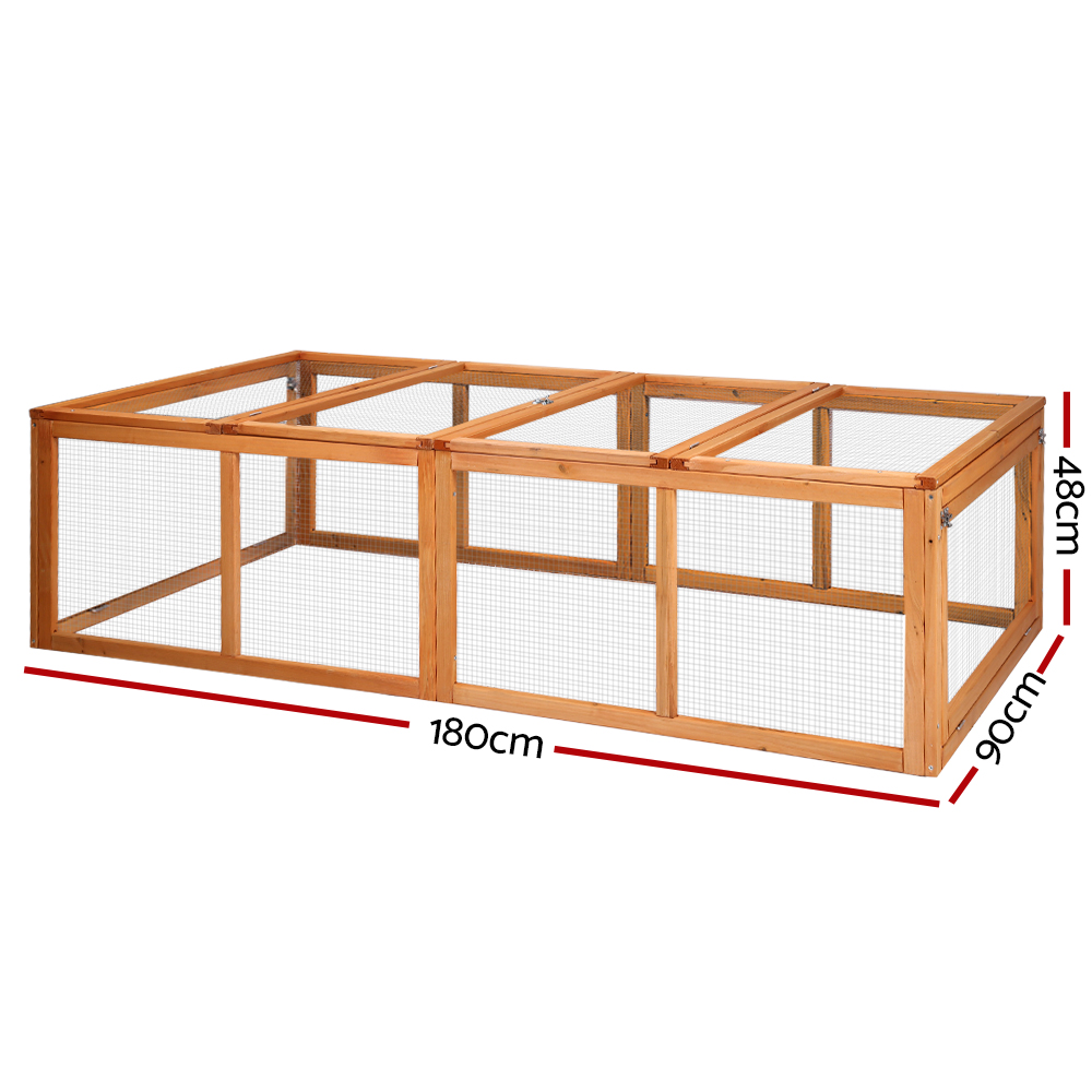 i.Pet Chicken Coop Rabbit Hutch 180cm Extra Large Wooden Chicken House Run XL Hen Cage — image 2
