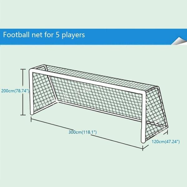 Soccer Goal Net 3m x 2m, Replacement Football Net for Training & Match, Heavy‑Duty Polypropylene Soccer Net — image 2