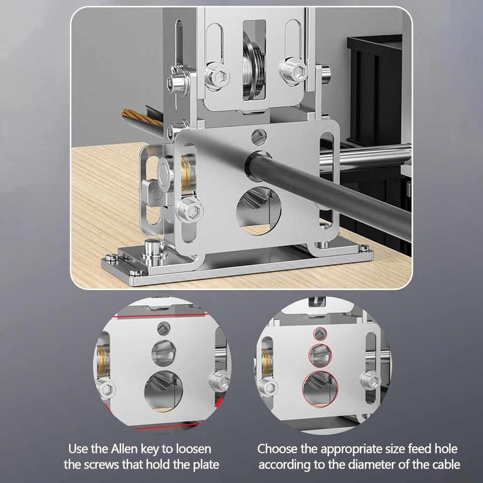 Manual & Electric Wire Stripping Machine Cable Cutter Copper Peeling Stripper AU — image 2