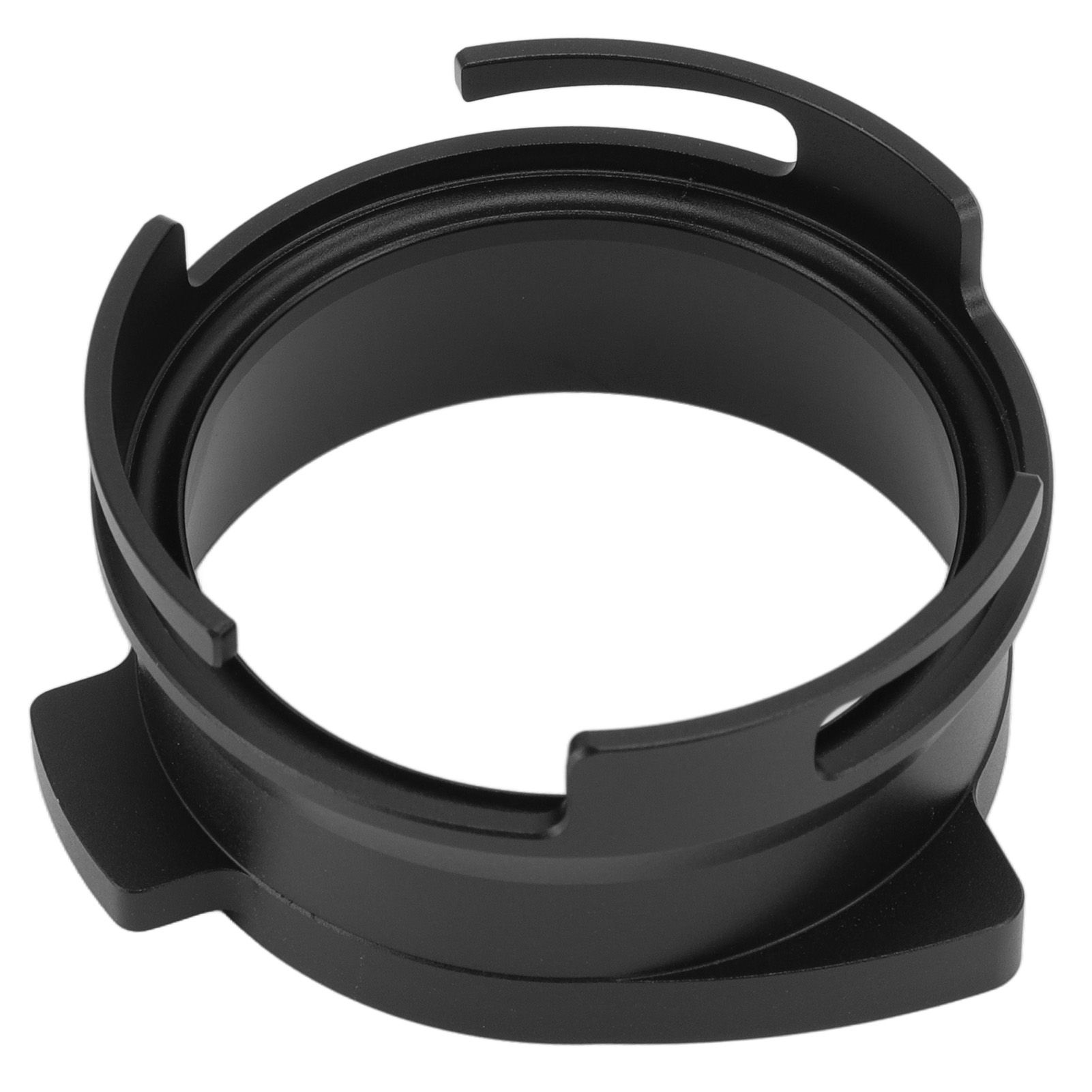 54mm Coffee Portafilter Dosing Funnel Aluminum Alloy Rotatable Dosing Funnel Coffee Machine Accessories Black โ image 2