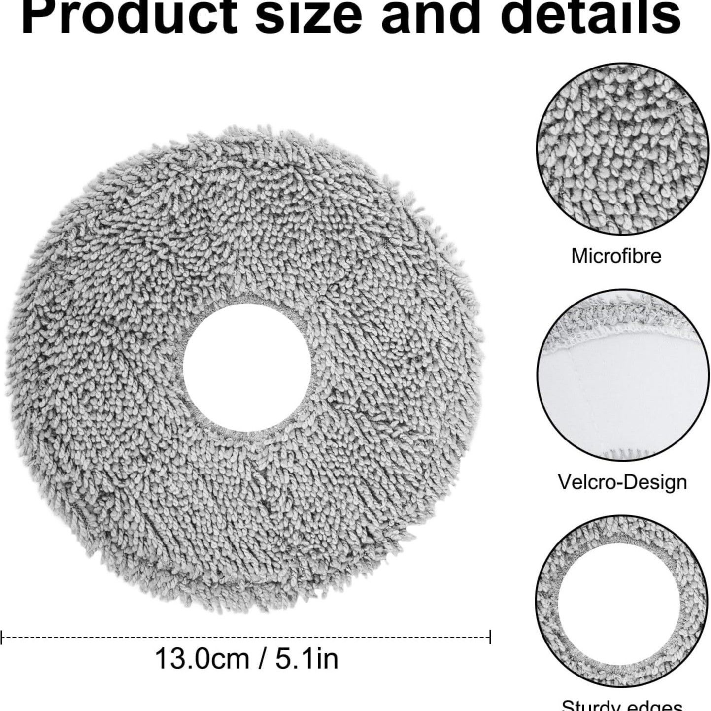 Replacement Accessory Kit Compatible with iRobot Roomba 505/405 Series - 1 Main Brush + 4 Side Brushes + 3 Filters + 4 Mop Pads + 4 Dust Bags + 1 Small Yellow — image 2