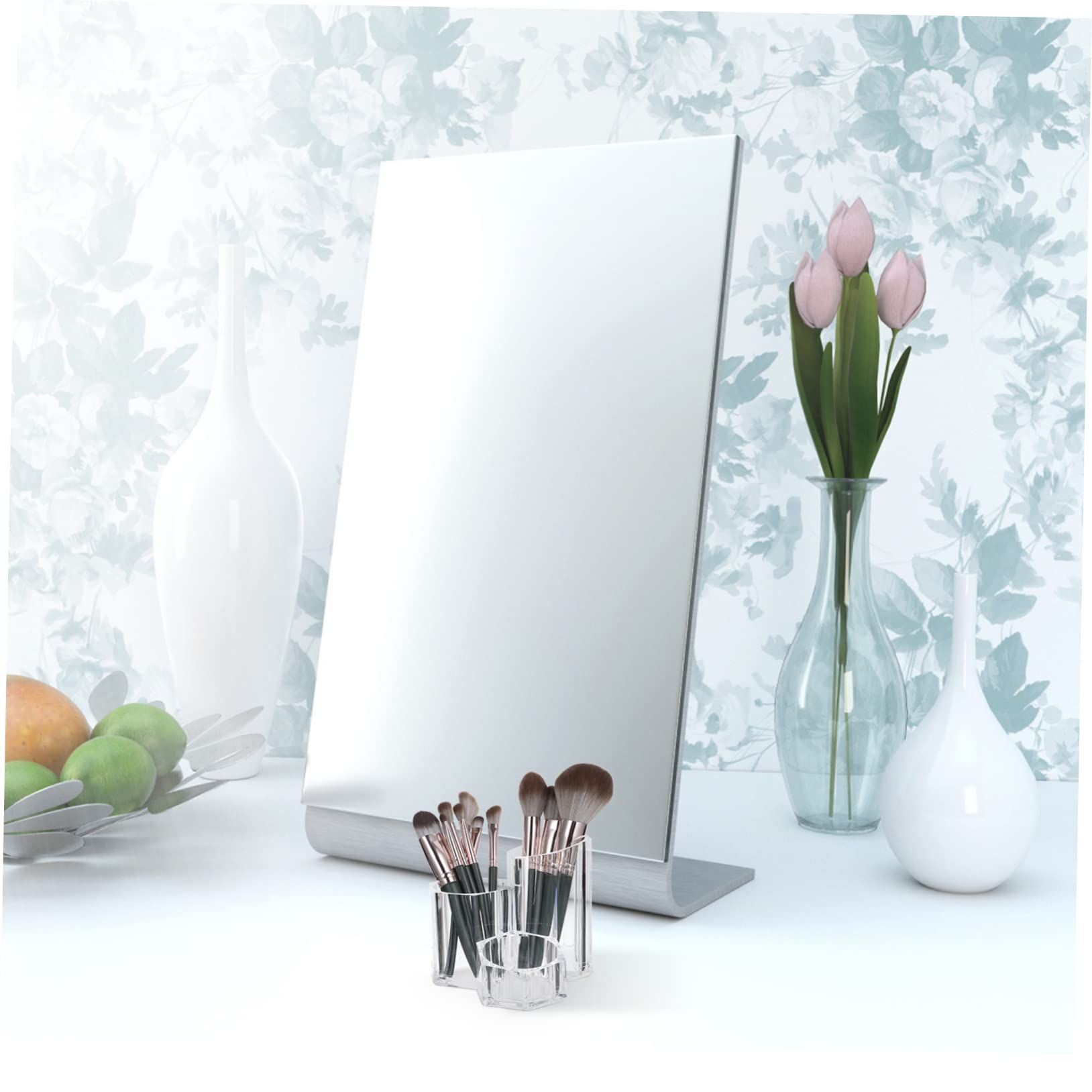 Housewares Cosmetics Organiser, 3 Compartment, Clear, 13.4 x 12 cm, it is not easy to break, and it is durable — image 4