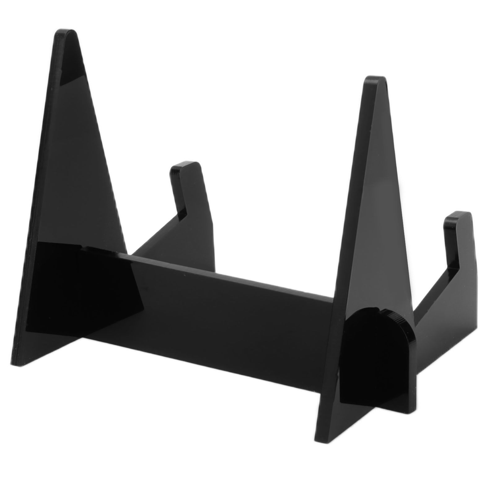 Acrylic Book Display Stand Book Holder Bookrack Bookshelf Office Bookcase for Kitchen HomeBlack — image 3