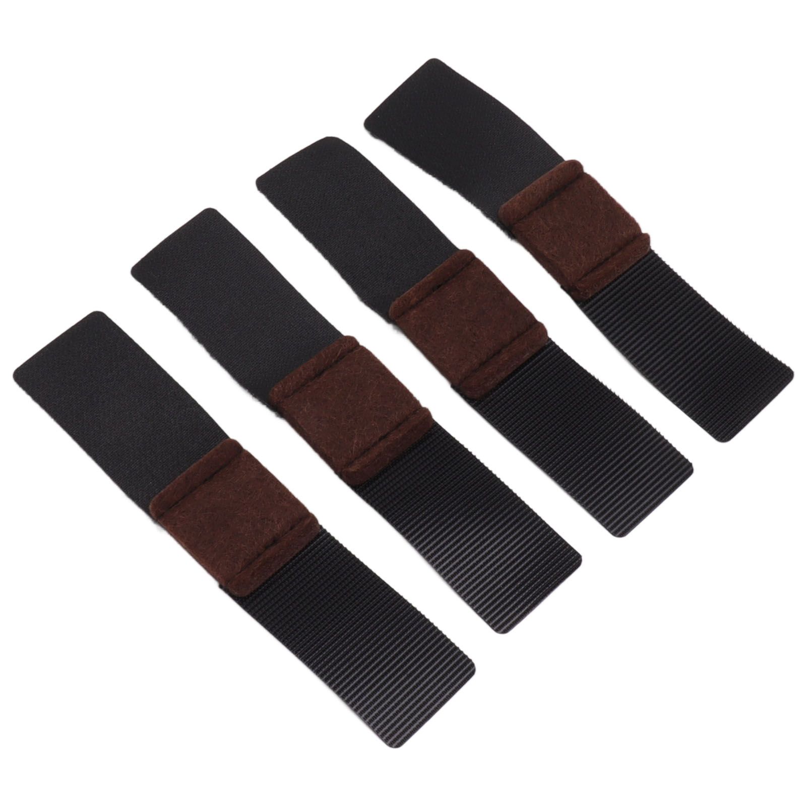 Arched Felt Furniture Pads with Hook Loop Fasteners Sled Base Floor Saver Arched Chair Felt Footpad Mats — image 5