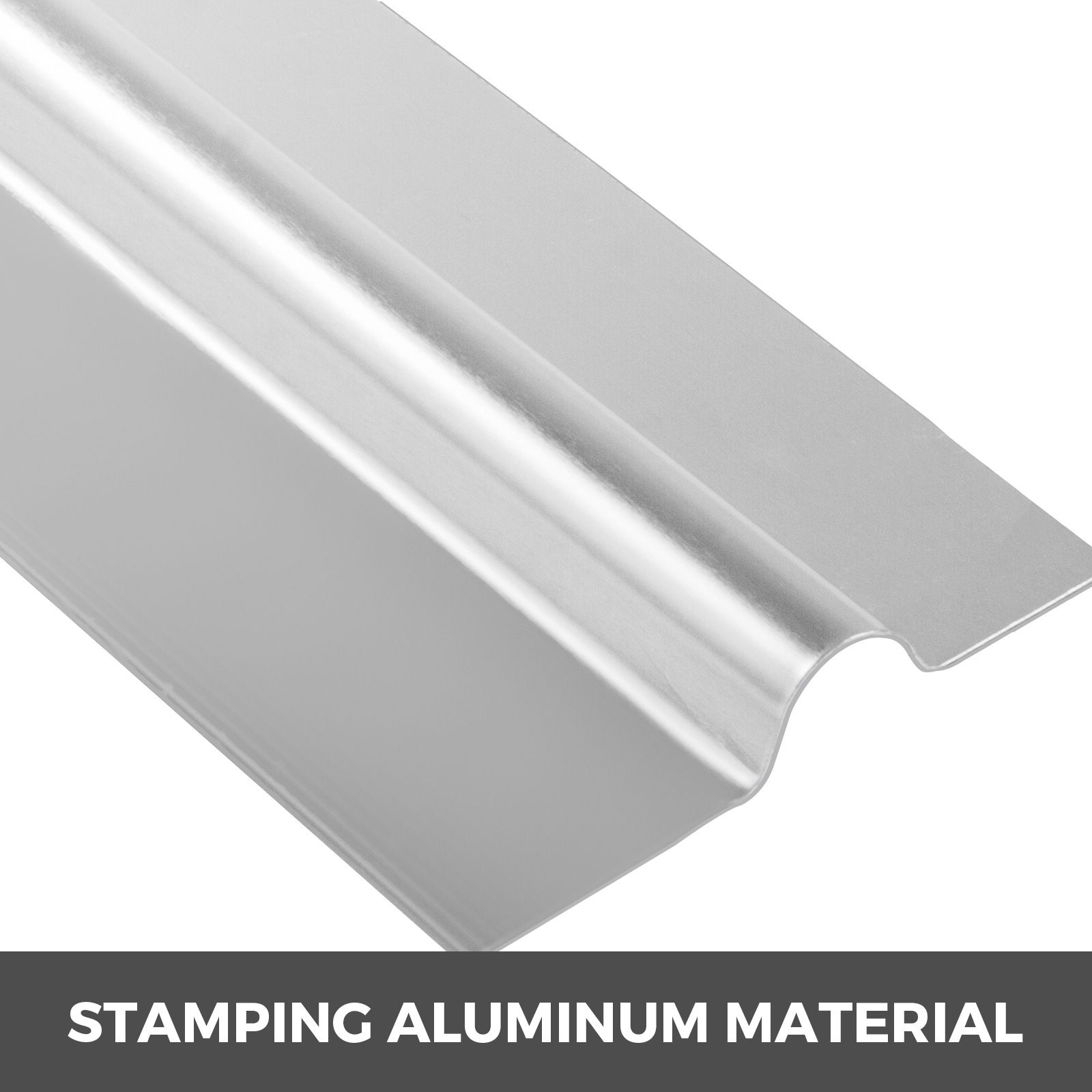 PEX Heat Transfer Plates, 200 pcs Box Radiant Heat Transfer Plates, 2ft Aluminum PEX Heat Transfer Plates, 1.27 cm Heat Transfer Plates Designed for PEX Tubing — image 2