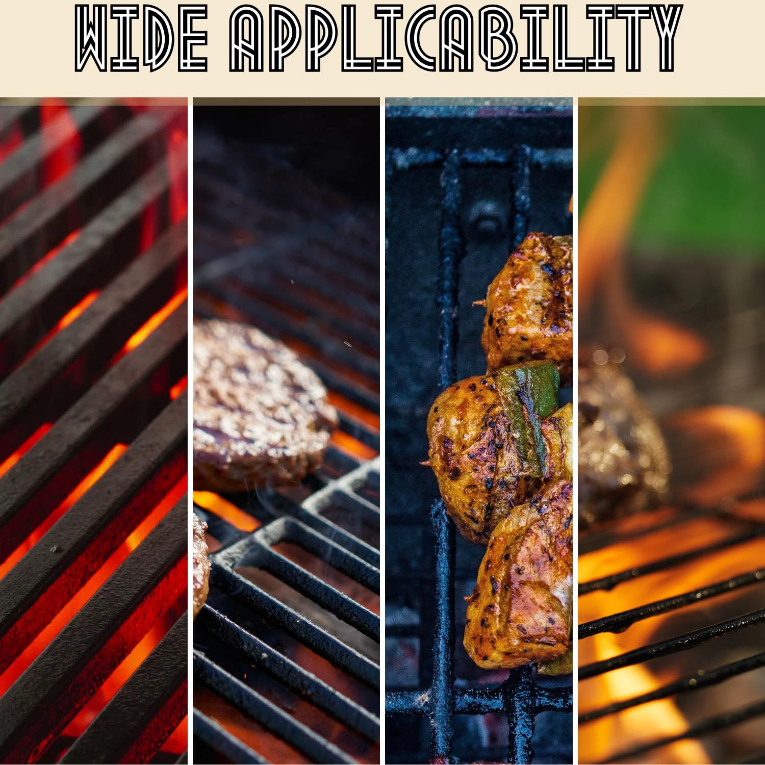 BBQ Grill Scraper 2 Set - Bristle-Free Griddle Cleaning Tools - Unique Cooking Gift - Christmas, Grilling - Stocking Stuffers — image 2