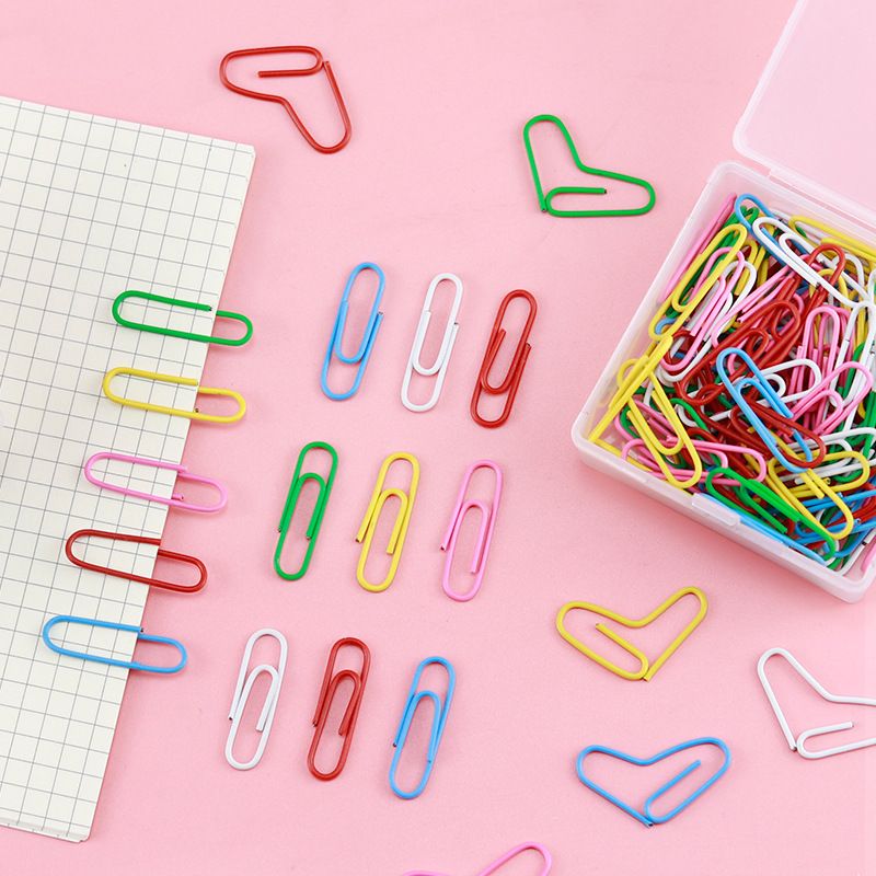 Assorted Color Paperclips for Office Premium Clips for Paperwork Paper Clips Small Paperclip Rustproof Paperclips Great (200pcs) — image 4