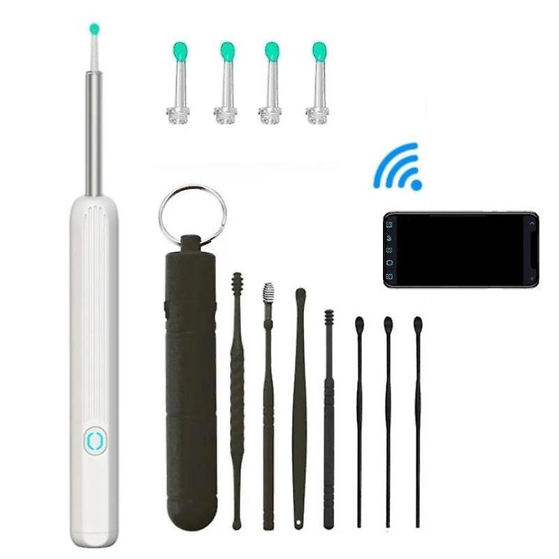 Wireless Smart Visual Ear Cleaner Usb WiFi Otoscope TW1 Ear Wax Removal Tool Set with Camera Ear Endoscope HD 1080P for iPhone iPad Android [db] — image 3