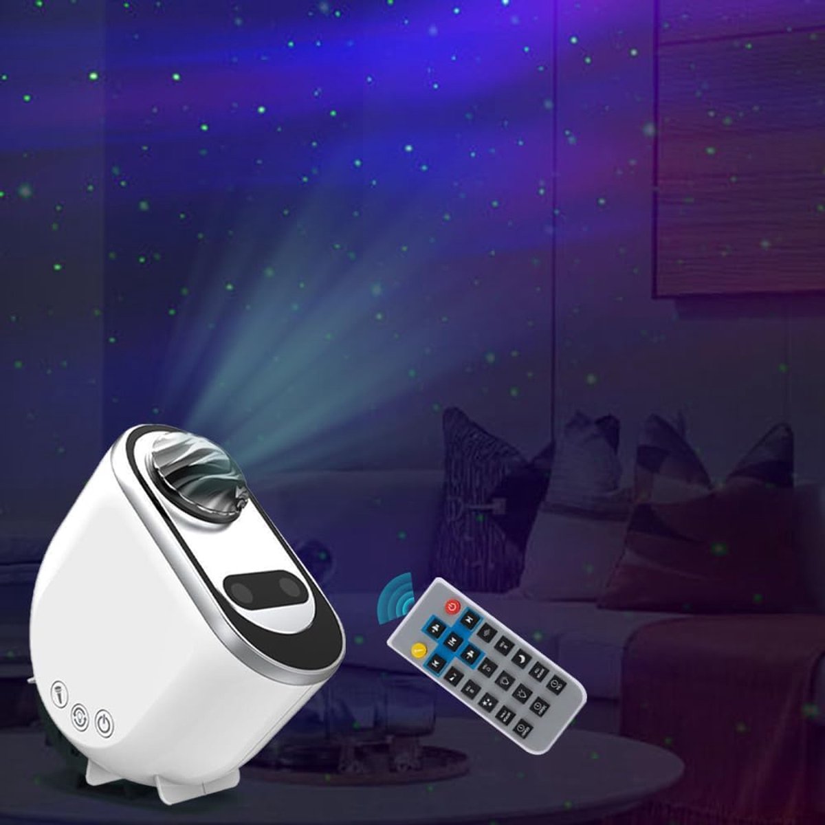 Projector - Starry Sky Projector - Star Projector - Nebula Lighting Projector - Starry Ceiling Projection Lamp - USB Plug - With Remote Control - For Bedroom โ image 6