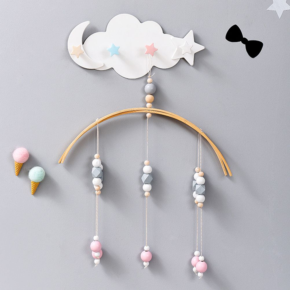 Cloud Moon Star Wall Mounted Hooks DIY Hanger Wall Decoration Children's Room Decor — image 5