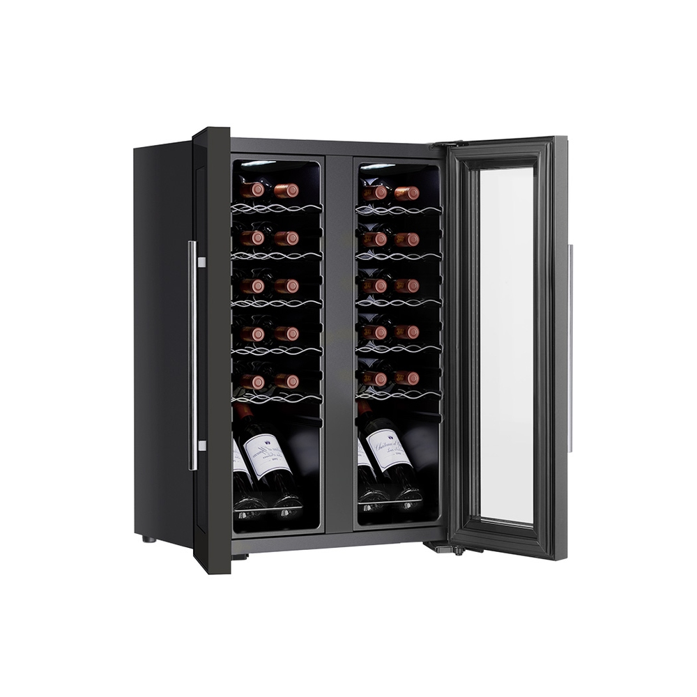 Devanti Wine Fridge Cooler Dual Zone 24 Bottles — image 3