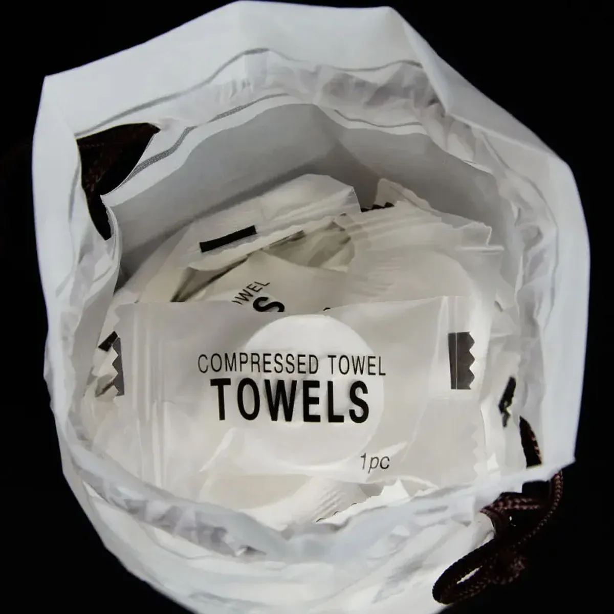 Compressed Face Towel 50pcs Portable Travel Wipes Coin Tissue Skincare Cleaning β image 5