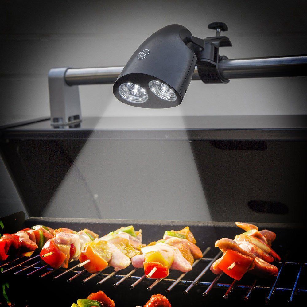 Ultra Bright Handle Mount LED, Smoker Grilling Accessories for Outdoor BBQ Grill at Night, Durable, Black — image 3