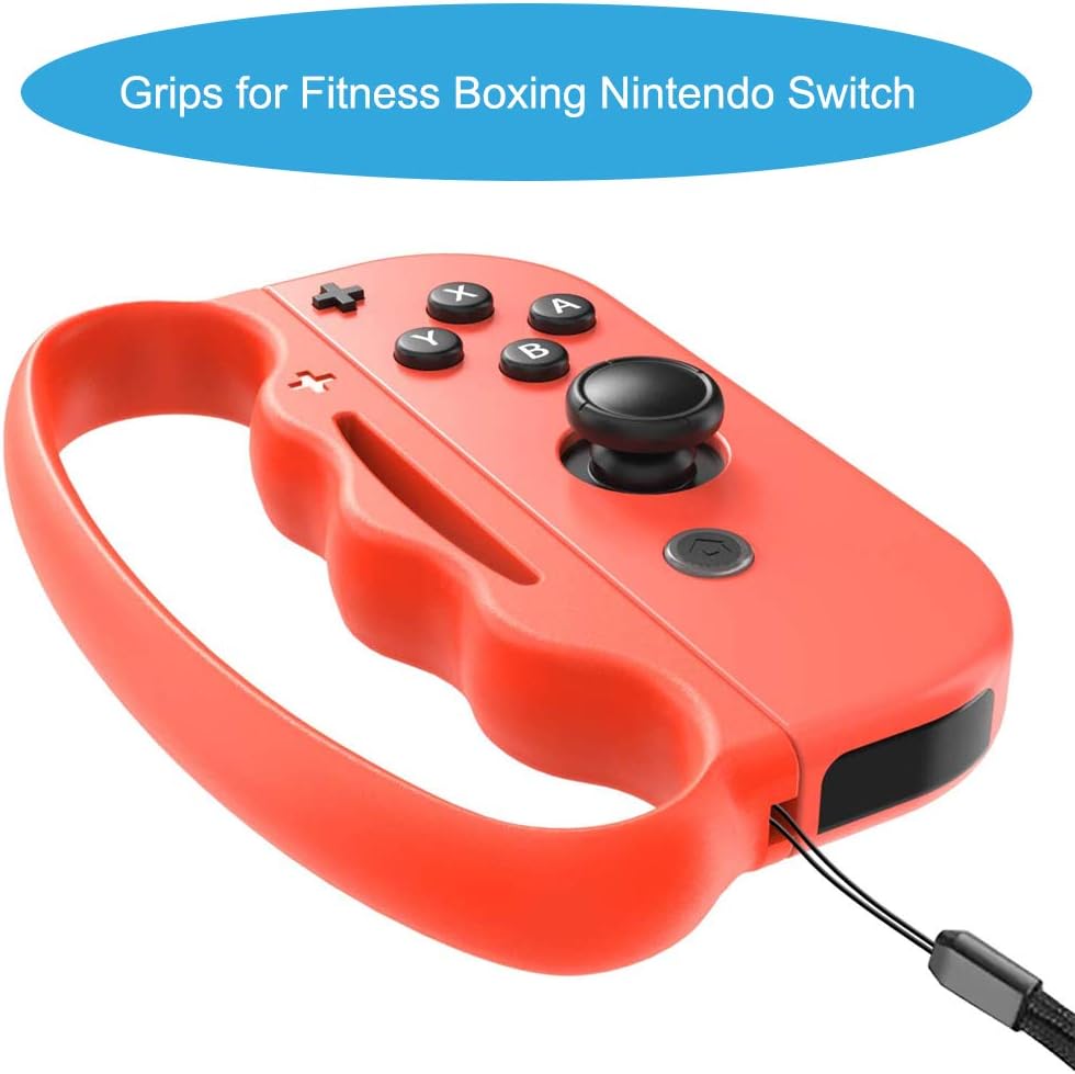 Grips for Nintendo Switch Fitness Boxing, Fit Boxing Clasp Accessories Handle for Adults and Children, for finger arcs, non-slip, making your boxing game — image 3