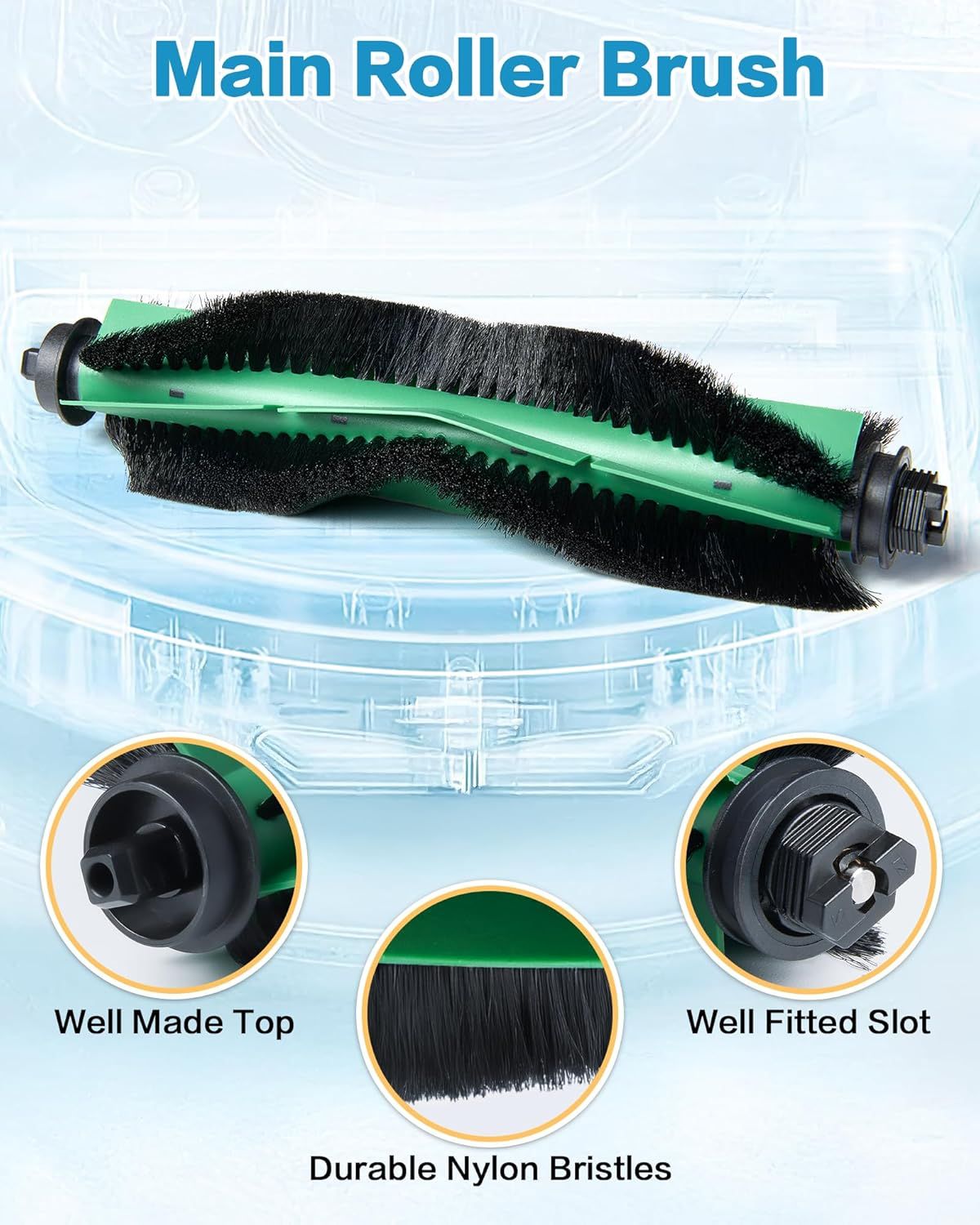 Replacement Parts or iRobot Roomba 104 Combo, 105 Combo, Essential Y0140 Y0112 Y0110 Robot Q0120 Q0110, 21 Pack Quality Accessories or Better Cleaning — image 3