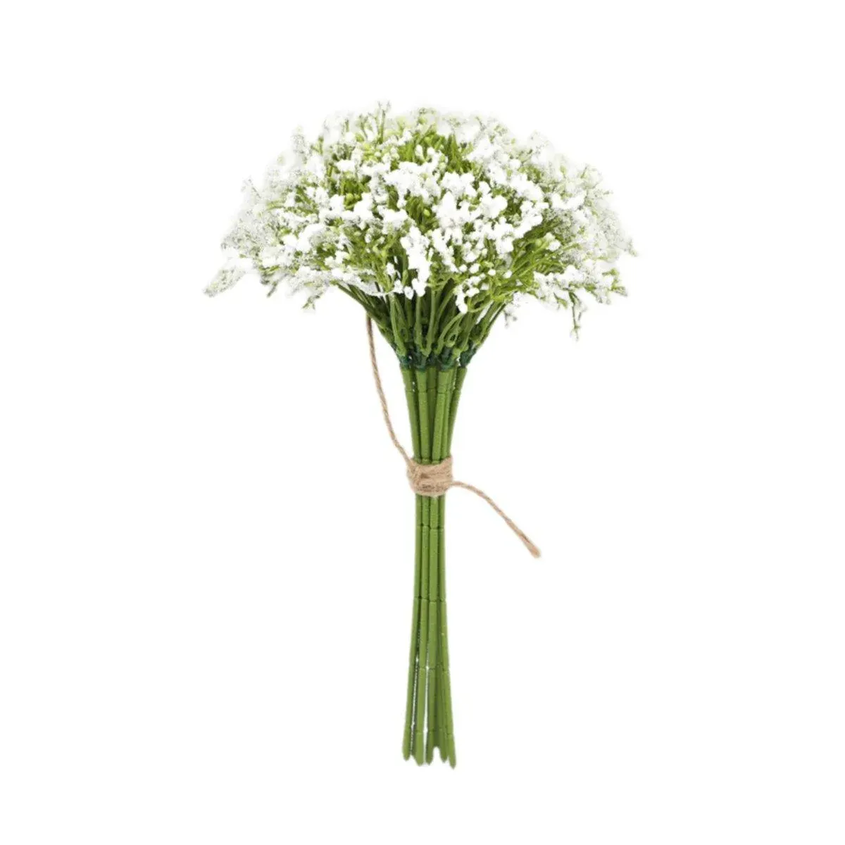 12PCS Artificial Foam Gypsophila Flower Bouquet for Wedding and Home Ornaments - White