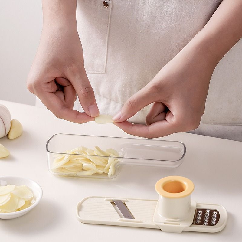 3-in-1 Multi-Functional Stainless Steel Slicer, Shredder, and Grinder—White — image 4