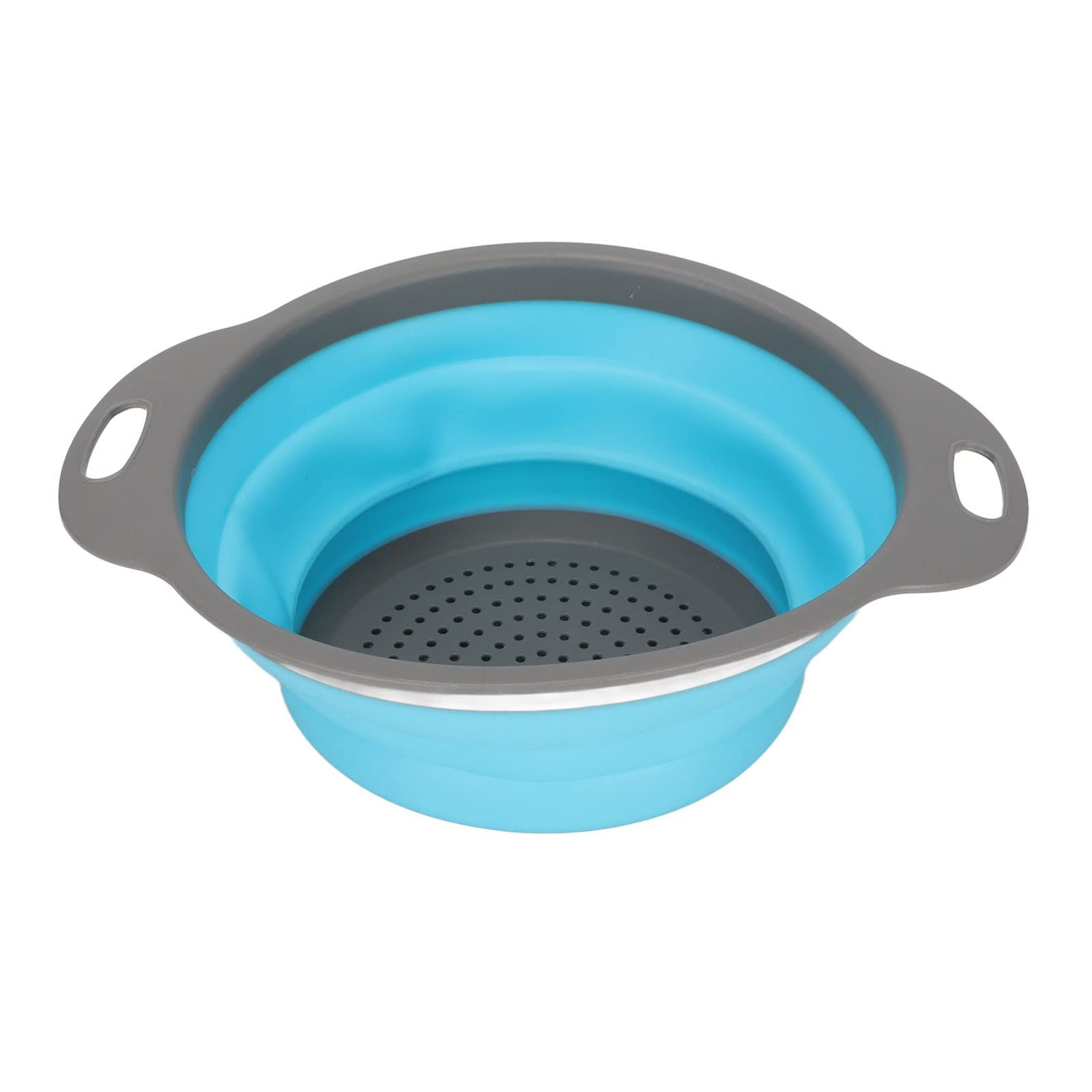 Collapsible Colanders Folding Strainers Colander/Strainer Set Silicone kitchen Strainer Space-Saver