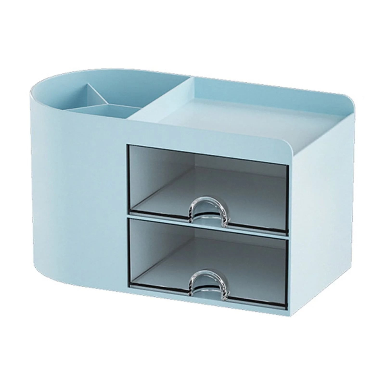 Rectangular Empty torage Box, Plastic Pencil Case, Clear Storage Container for Pencil,Crayon,Sticker,Cosmetics, 1 Pcs, 5.24x2.44x0.98 7.08x3.74x4.13 White