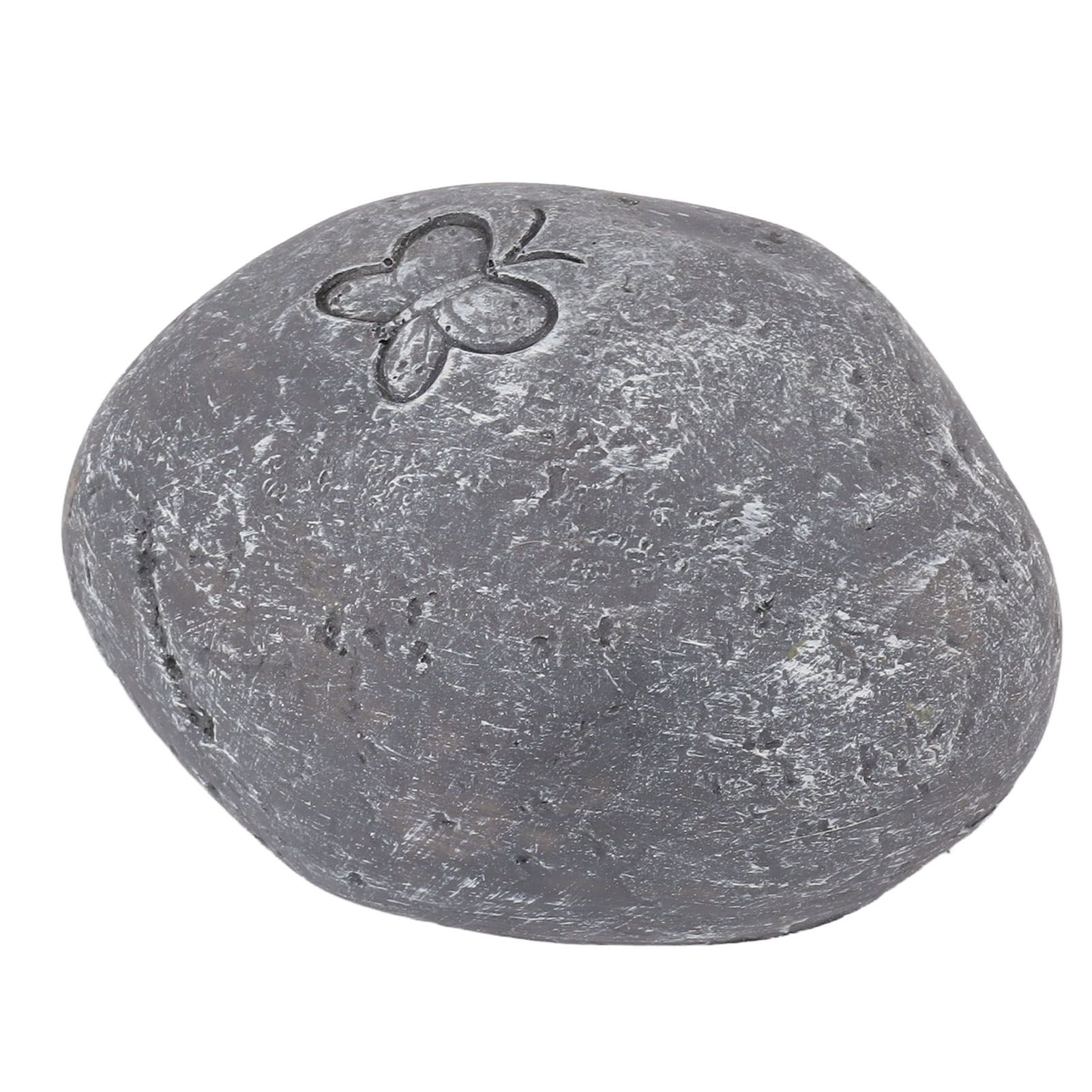 Pet Memorial Garden Stone DIY Butterfly Print Pet Cat Dog Grave Marker Resin Pet Memorial Gift Stone Grey — image 5
