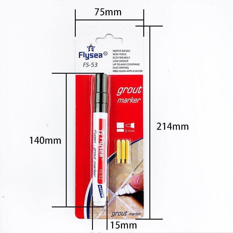 Tile Styling Pen Bathroom Floor Waterproof And Mildew Grout Marker Repair Pens - Khaki โ image 5