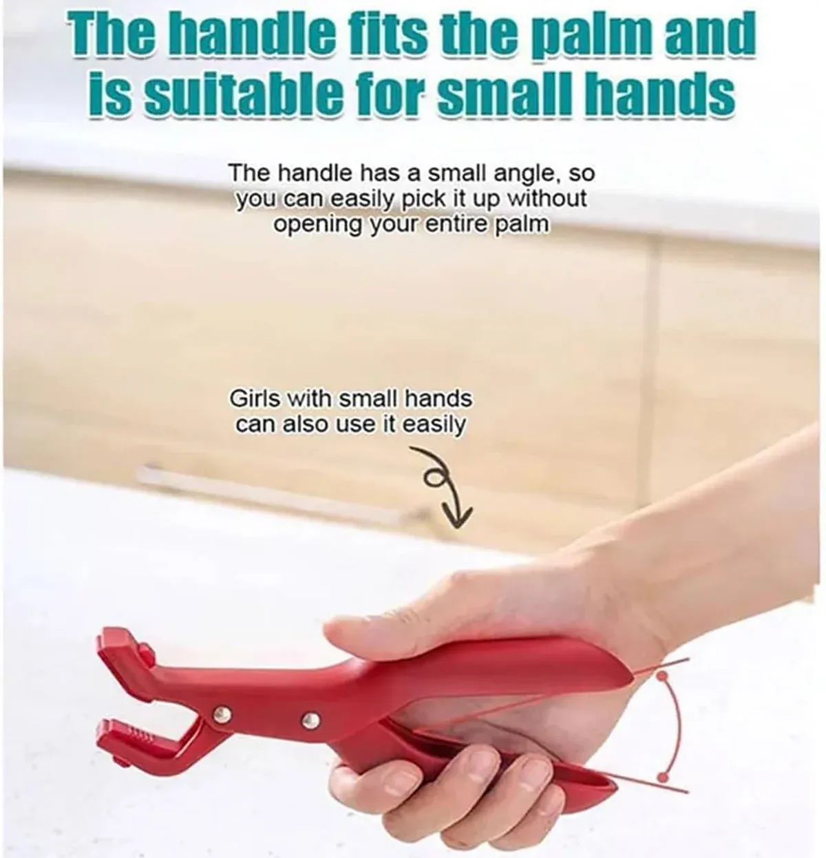 2PCS Anti Slip Silicone Heat Resistant Plate Bowl Clip Holder Kitchen Tool - Red โ image 6