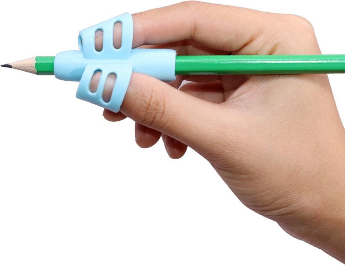 Pencil Grips | Finger Grip Writing Aids for Children & the Elderly | Pencil Holder | Pen Holder | Writing Aids | 2 Pieces — image 5