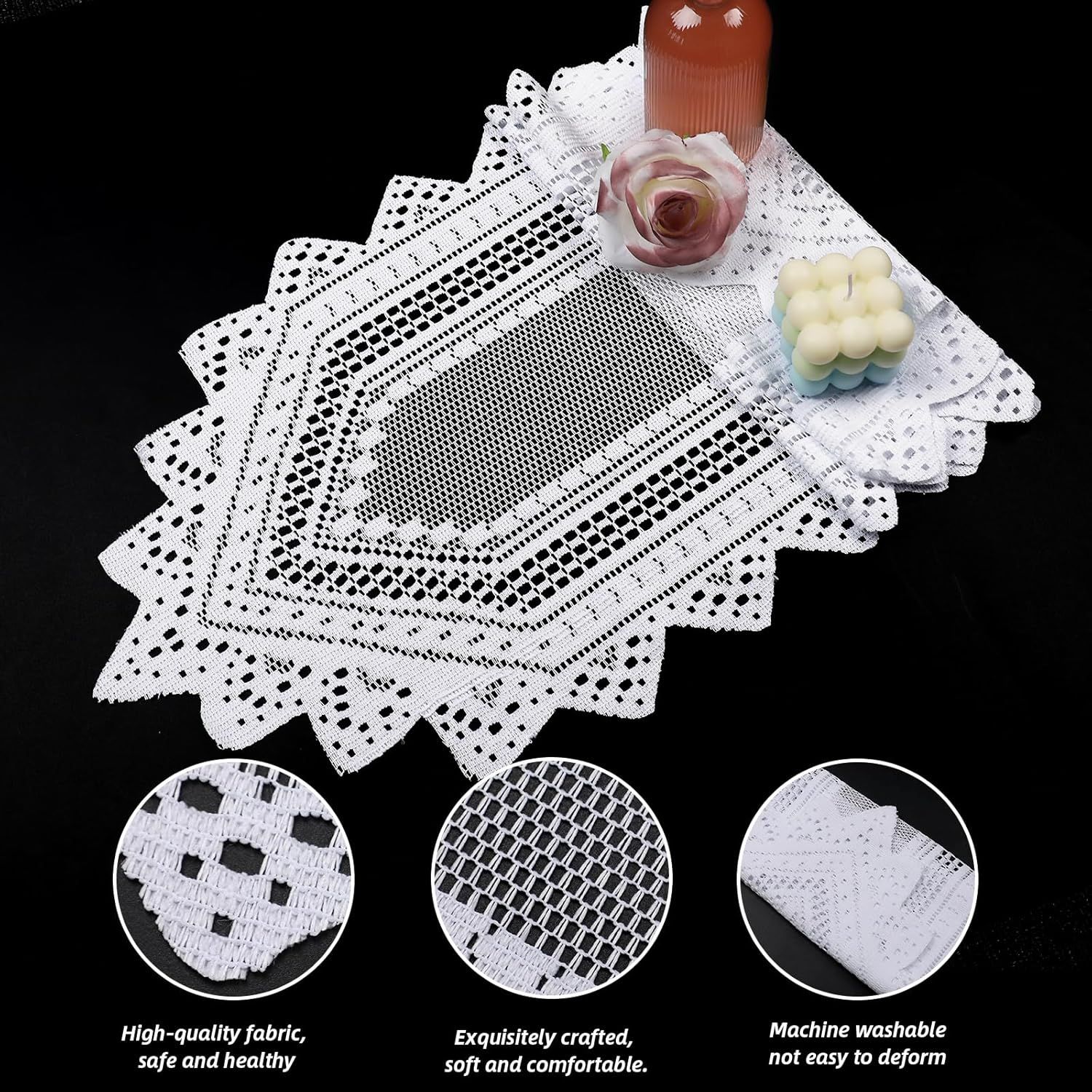 dining tablecloth (White no hanging ball) — image 4