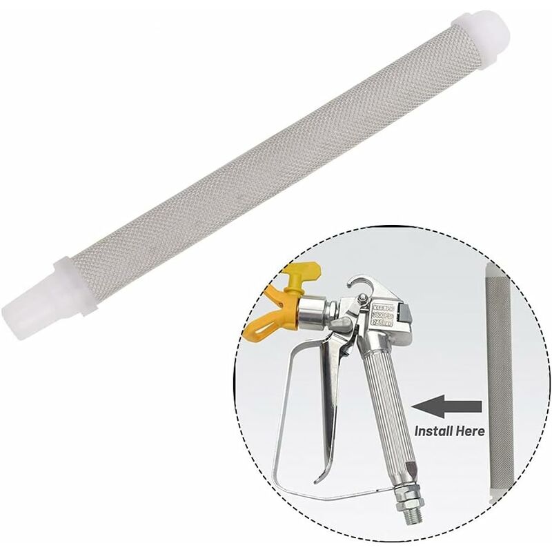 5 pcs Airless Spray Gun Filter Elements 60 Mesh Airless Paint Sprayer Nozzle Accessories For Wagner Airless Paint Spray — image 3