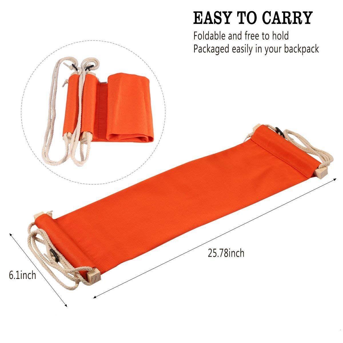 Home-organizer Portable Adjustable Foot Hammock for Corner Desk Office Foot Rest Mini Under Desk Foot Rest Hammock for Home — image 3