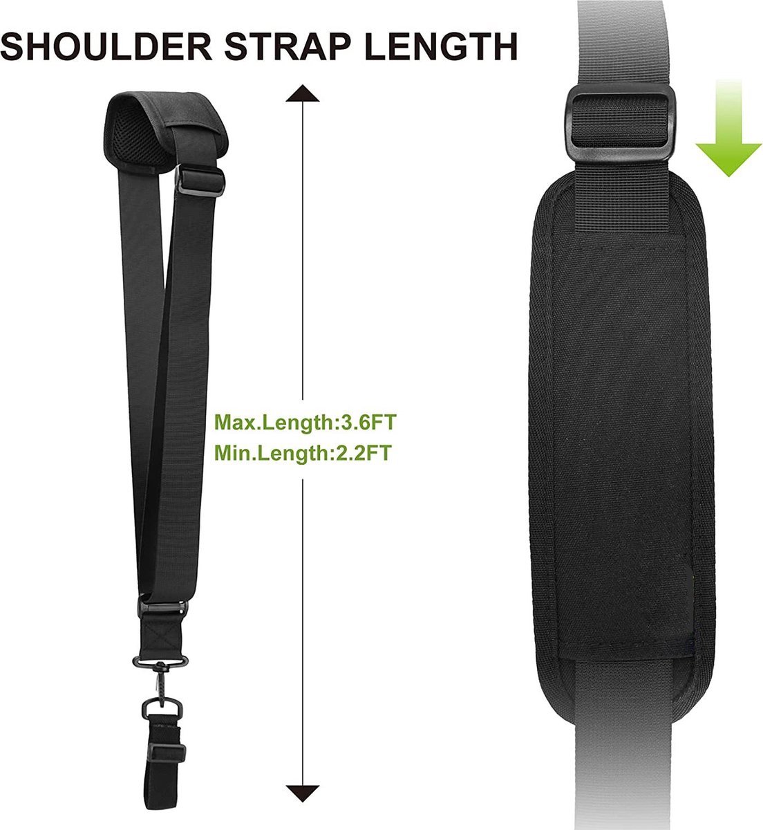 Brushcutter Harness - Adjustable - Durable - Carrying Harness - Nylon Strap Accessory - Universal - Harness - Shoulder Straps - Harness - Accessories For Lawn — image 5