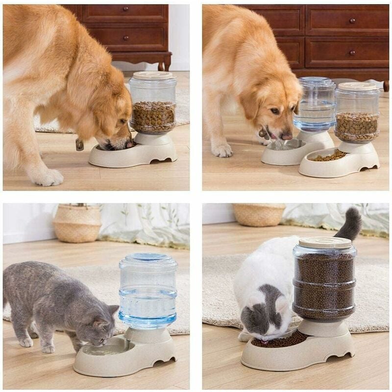 Automatic Pet Food and Water Dispenser 3.8L for Cats and Dogs, 2-Pack โ image 4