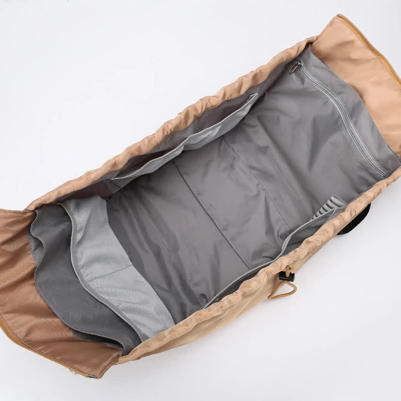Beige Convertible Multifunctional Baby Cradle Travel Bag – Women’s Backpack, Shoulder Bag, Mummy Bag with Expandable Storage — image 6