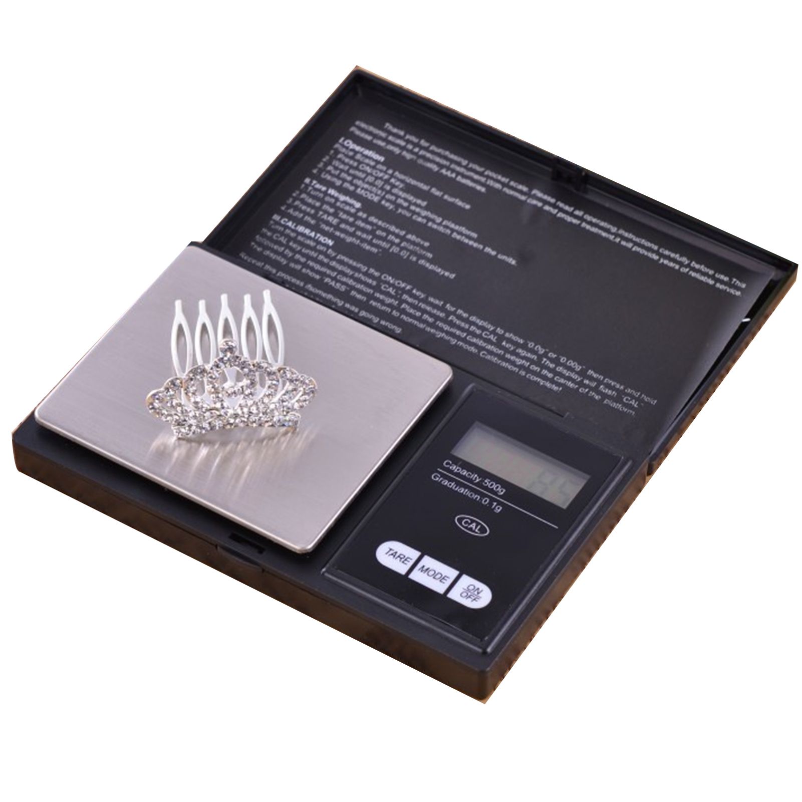 High Accuracy Balance Jewelry Weight Electronic Scales Food Steelyard with LCD Screen Display 200g/0.01g โ image 3