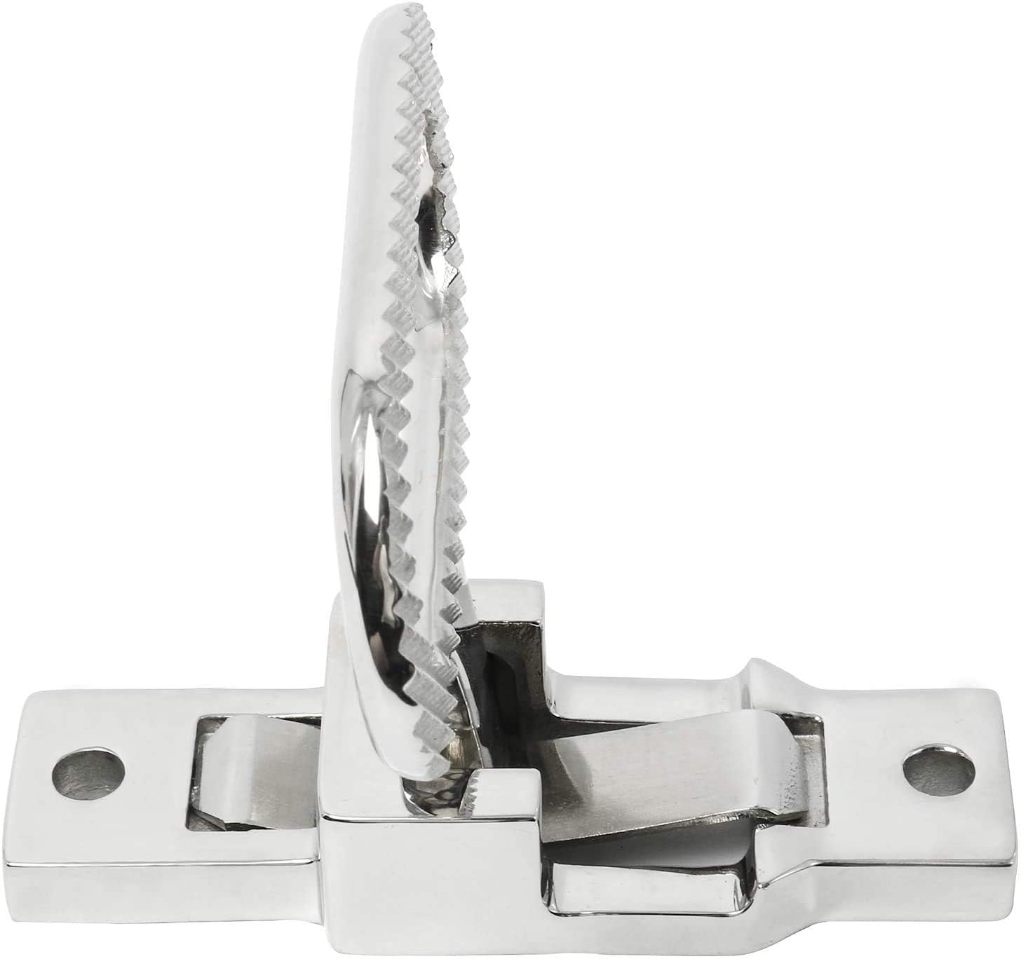 Heavy Duty 316 Stainless Steel Folding Mast Step with Diamond Tread Pattern for Boat,Yacht,Car,Truck — image 4
