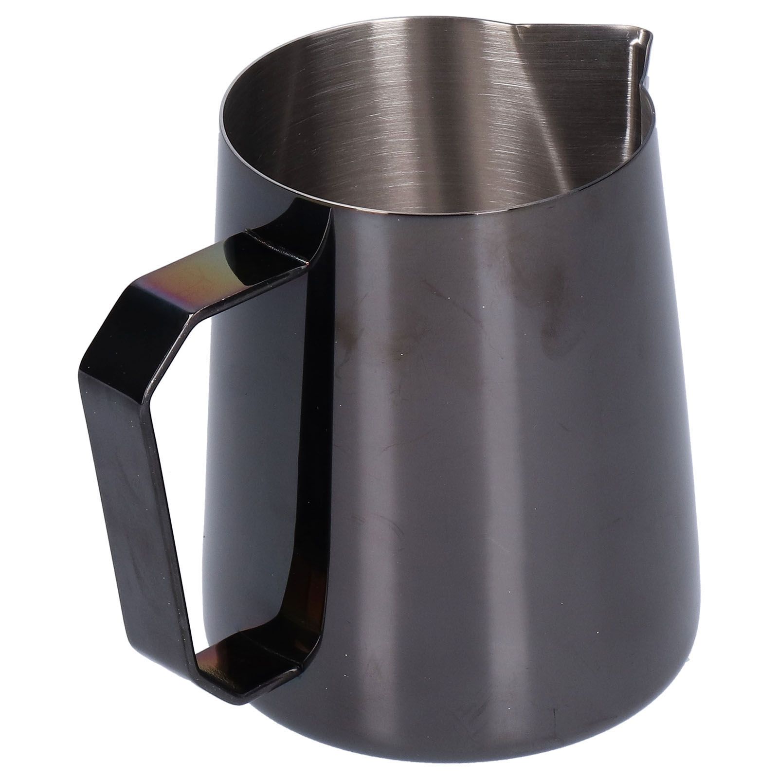 600ml Stainless Steel Coffee Pitcher Coffee Milk Frothing Cup Steaming Pitcher with Pointed MouthWithout Label β image 5